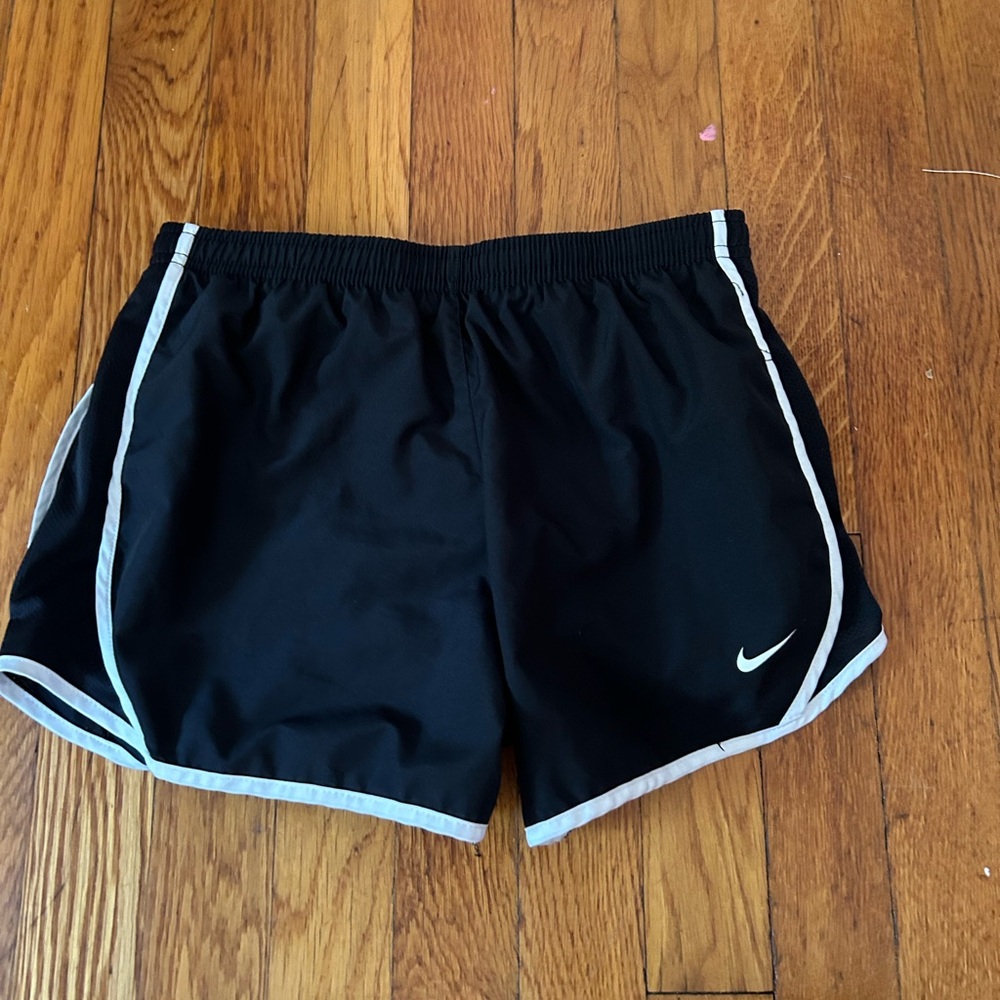 nike black and white shorts!